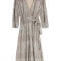 GOLD PARTY DRESS/ V-NECK