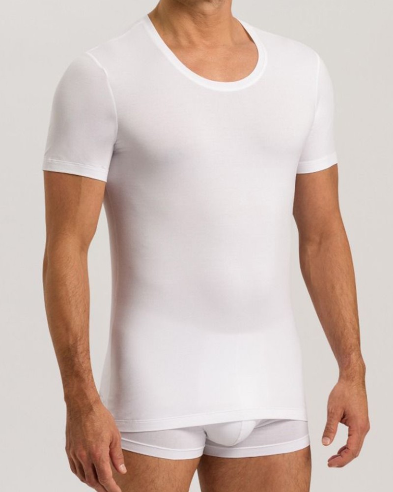 ТИШЪРТ/COTTON SUPERIOR - ТИШЪРТ/COTTON SUPERIOR -  - Tишърт HANRO Цвят: бяло Серия: COTTON SUPERIOR Състав: 93% памук, 7% еластан Фина материя от висок клас памук и еластан Плътно прилепнала кройка