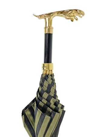 ЧАДЪР ДЪЛЪГ Il Marchesato OS, 4-532 ЧАДЪР ДЪЛЪГ, Umbrellas, 2075861107296 ЧАДЪР ДЪЛЪГ Il Marchesato - 4-532 ЧАДЪР ДЪЛЪГ - Umbrellas - Състав: 100% Полиестер Жакард Стоманена рамка с 10 ребра Позлатена дръжка с ягуар Автоматично отваряне Дължина:90см Диаметър:109см Произведено в Италия