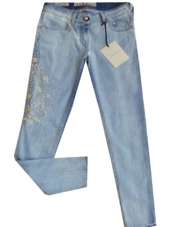 JEANS WITH EMBROIDERY JEANS WITH EMBROIDERY