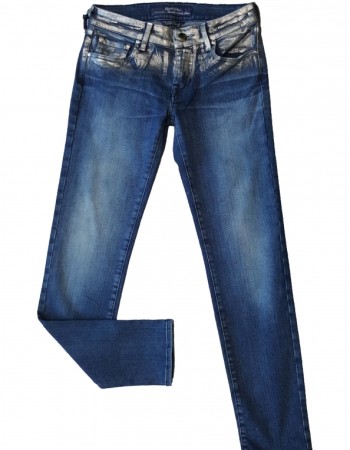 SILVER WAIST/ SLIM FIT JEANS SILVER WAIST/ SLIM FIT JEANS